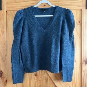 WHBM pouf sleeve modern pullover